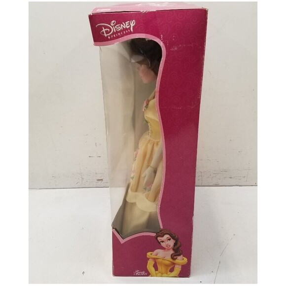 Disney Princess Belle Porcelain Keepsake Doll Brass Key Classic Collection NEW - Picture 3 of 5